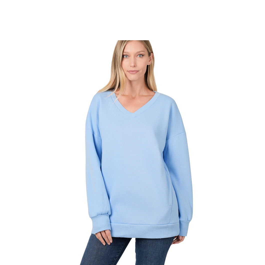 Cozy Sweatshirt Spring Blue