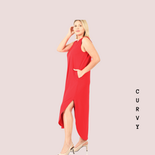 Load image into Gallery viewer, Midi Dress Ruby
