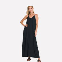 Load image into Gallery viewer, Cami Maxi Dress Black
