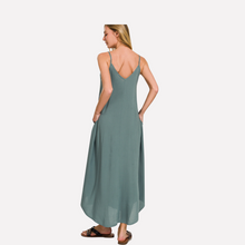 Load image into Gallery viewer, Cami Midi Dress Ash Jade
