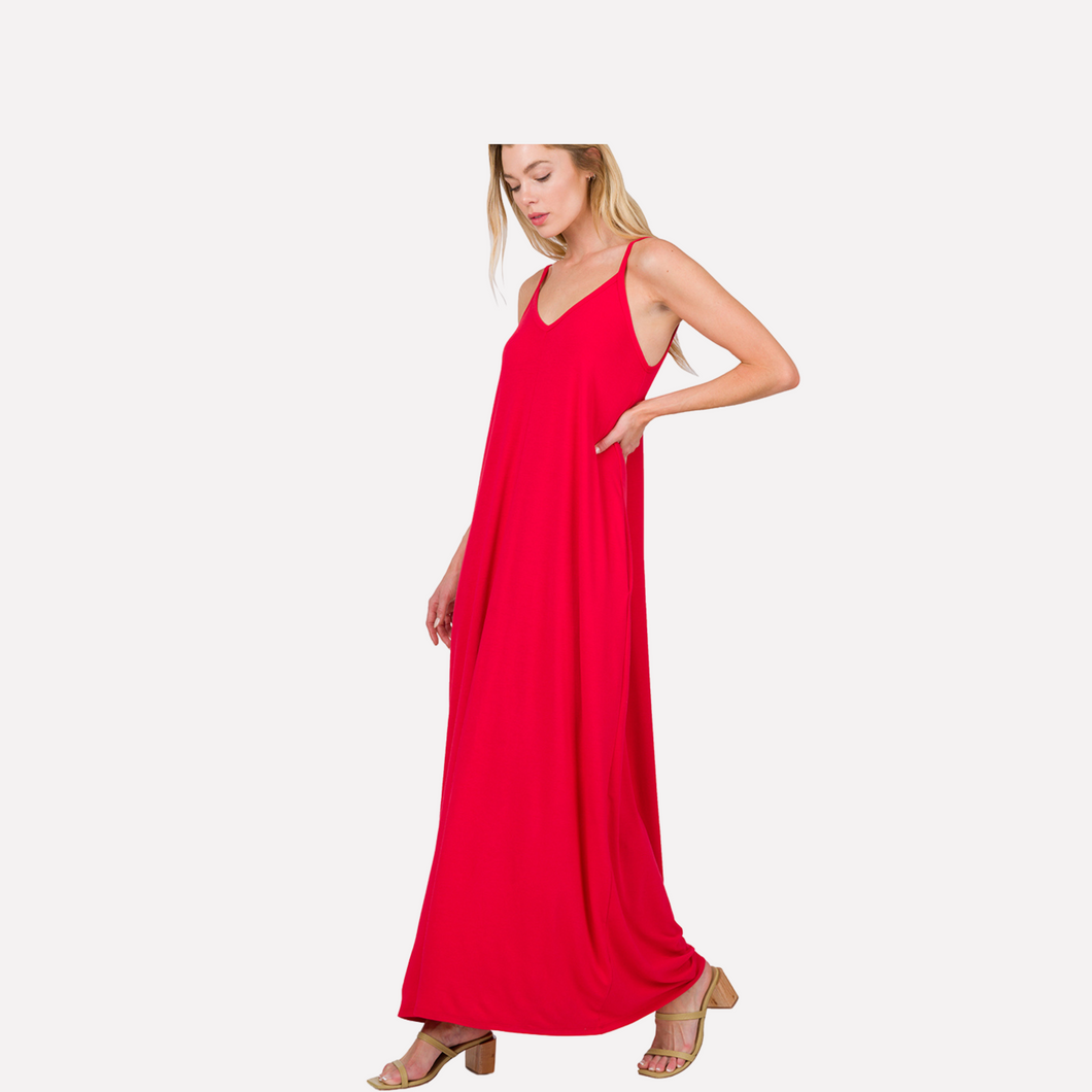 Cami Maxi Dress Ruby