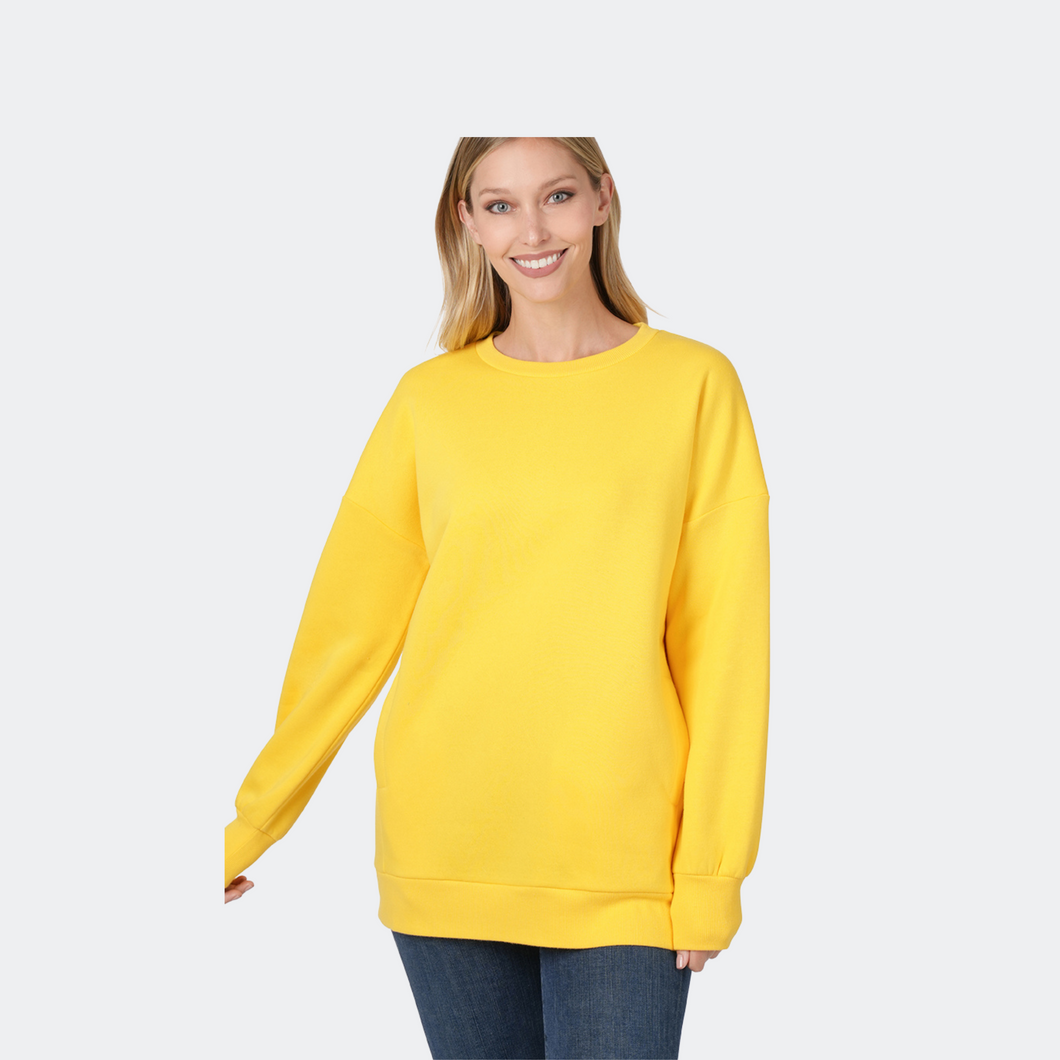 Cozy Sweatshirt Yellow