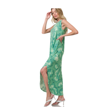 Load image into Gallery viewer, Print Maxi Dress Dusty Green
