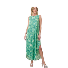 Load image into Gallery viewer, Print Maxi Dress Dusty Green
