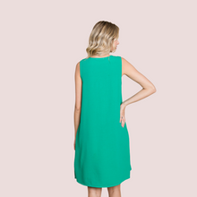 Load image into Gallery viewer, V Neck Dress Kelly Green
